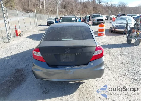 2012 Honda Civic Ex z USA, uszkodzony, nr VIN 2HGFB2F84CH522077